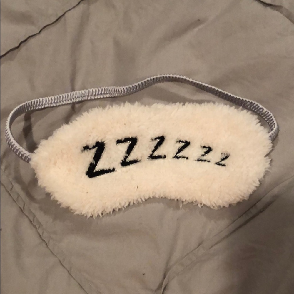 Fuzzy eye mask (2 for 12 bundle)